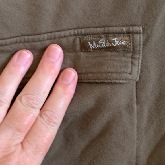 Matilda Jane Olive Floral Embroidered Pants 🌴 - Picture 14 of 15